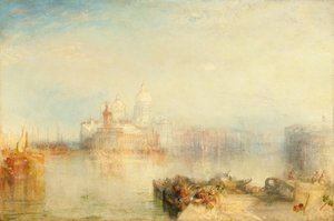 De Dogana en Santa Maria della Salute, Venetië, 1843