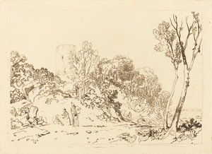 Winchelsea, Sussex, gepubliceerd 1812 door Joseph Mallord William Turner