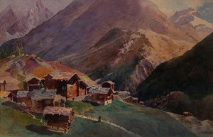 Zermatt vanaf Platten