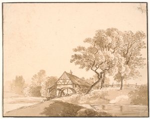 Een molen bij Lausanne