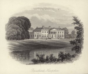 Broadlands Hampshire door J.P. Neale