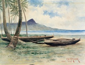 Diamond Head, Hawaii door J.P. Strong