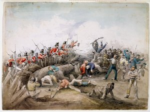 Eureka Stockade rel, Ballarat, Australië, 1854
