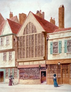 Uitzicht op Trinity Hall, Aldersgate Street, City of London, 1780
