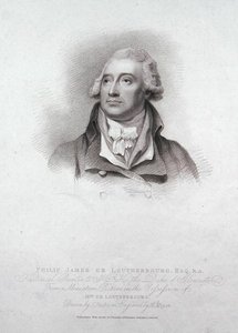 Philip James de Loutherbourg door J. (after) Jackson