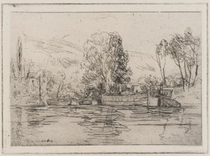 Bas Meudon nr. 2 door J. Alden Weir
