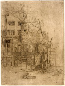 Mijn achtertuin nr. 1 door J. Alden Weir