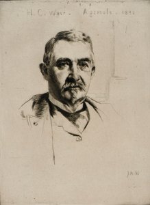 Portret van kolonel H.C. Weir (Agricola) door J. Alden Weir