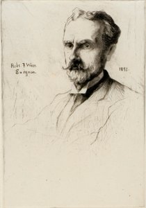 Portret van Dr. Robert F. Weir door J. Alden Weir