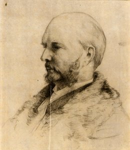 Portret van Robert Hoe door J. Alden Weir