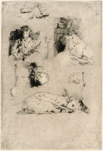 Studies door J. Alden Weir