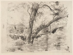 Sulby Glen--Isle of Man door J. Alden Weir