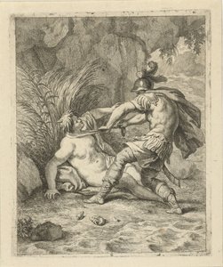 Peleus vangt Thetis door J. Alexander Janssens