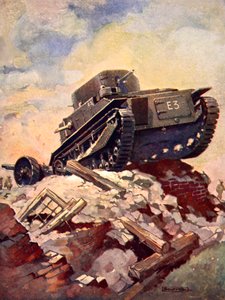 Een tank uit de Eerste Wereldoorlog