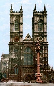 Westminster Abbey, Londen, begin 20e eeuw door J. Beagles and Co.