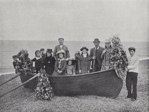 Garland Dag in Abbotsbury, het Neptunus Festival door J. Benjamin Stone