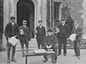 Hallaton Hare Pie Festival, de Pastoor en Afvaardiging door J. Benjamin Stone