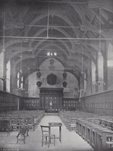 Pannenkoek Gooien op Westminster School, de Grote Hal