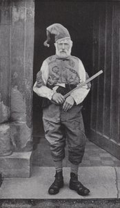 De Hoorn Dans, Abbots Bromley, de Nar en Robin Hood door J. Benjamin Stone
