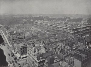 Westminster vanaf de Klokkentoren door J. Benjamin Stone