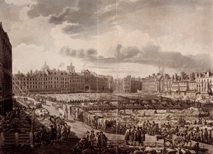 Smithfield Markt, Londen, 1811