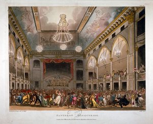 Het Pantheon, Oxford Street, Westminster, 1809 door J Bluck