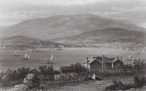 Australië: Hobart Town, Tasmanië door J. C. Armytage