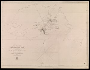 Kaart van de Seychellen door de officieren van H.M. schepen Leven en Barracouta onder leiding van Kapitein W.F.W. Owen R.N. 1825