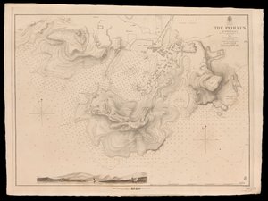 Griekenland, de Peiraeus of Port Drako onderzocht door Commandant Thomas Graves, H.M.S. Beacon 1840 door J. & C. Walker