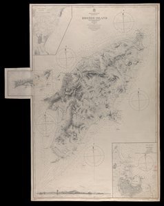 Middellandse Zee-archipel Rhodos Eiland onderzocht...onder leiding van Com