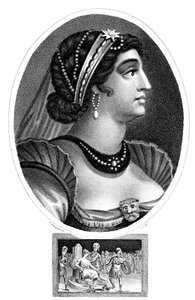 Cleopatra, koningin van Egypte, 1804 door J. Chapman