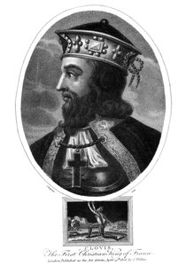 Clovis, de eerste christelijke koning van de Franken, 1806