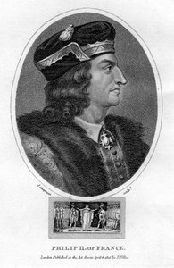 Filips II, Koning van Frankrijk door J. Chapman