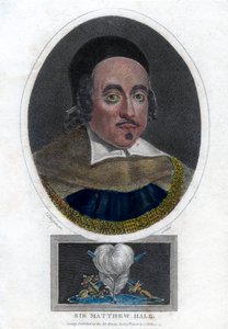 Sir Matthew Hale, 17e eeuwse Lord Chief Justice van Engeland, 1808 door J. Chapman