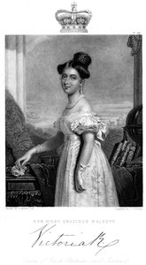 Victoria, Koningin van Groot-Brittannië en Ierland, c1838