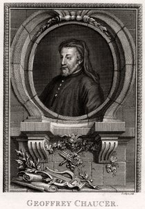 Geoffrey Chaucer, 1774 door J. Collyer