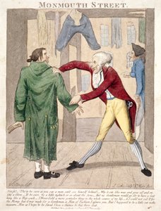 Monmouth Street. Niet geschikt!, 1789 door J Cooke