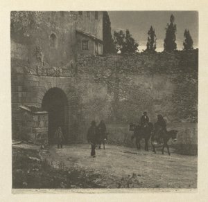 Camera Work: Een poort - Segovia, 1914