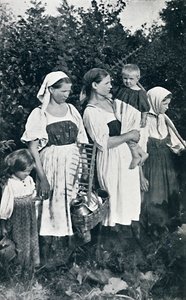 Boerentypes van Groot-Rusland, 1912 door J. Daziaro