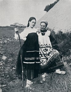 Twee vrouwen uit Rjazan, Centraal Rusland, 1912 door J. Daziaro