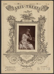 Theater Parijs: Clementine Schmidt door J. Émile Tourtin
