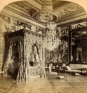 Ontvangstruimte van Catherine de Medici, paleis van Fontainebleau, Frankrijk, 1889