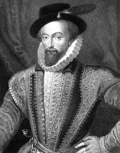 Sir Walter Raleigh, Engelse schrijver, dichter, hoveling, avonturier en ontdekkingsreiziger, 1821