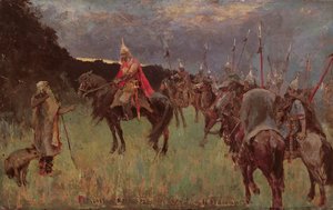 Het Lied van Oleg de Wijze door J. G. Myasoyedov