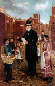 Tommy Sanderson, stadsomroeper, 1884 door J. Gillis Brown