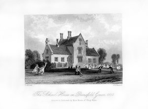 Het Schoolhuis op Dunsfold Green, Surrey, 1850