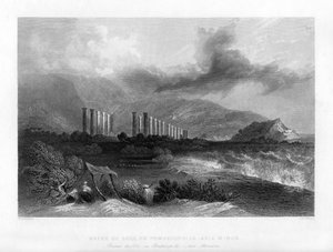 De ruïnes van Soli, of Pompeiopolis, Turkije