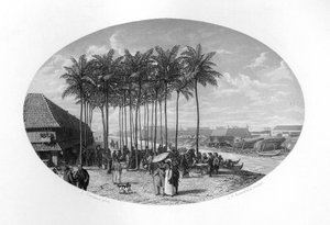Stichting van Batavia, Java, Nederlands-Indië, 1619, ca. 1870 door J. H. Rennefeld