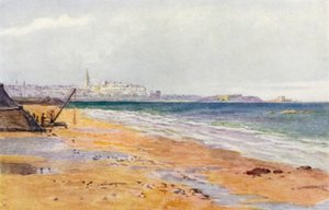 St Malo, Grand et Petit Bey, vanaf Rochebonne door J. Hardwicke Lewis