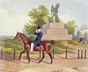 Een uitzicht in Hyde Park, gegraveerd door J. Wilson, 1852 door J. Harrison